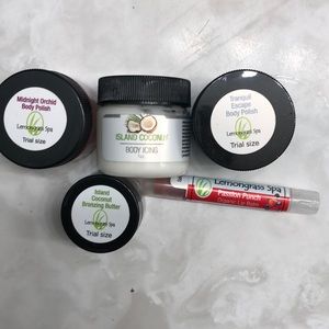 Lemongrass spa trial size lot